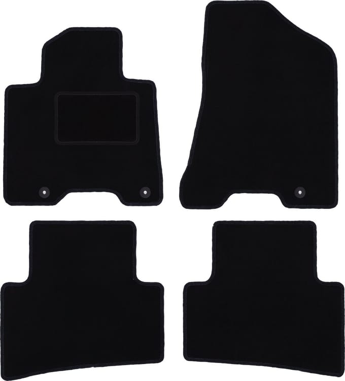 Zwarte veloursmatten voor: Hyundai Tucson III SUV (2015-)