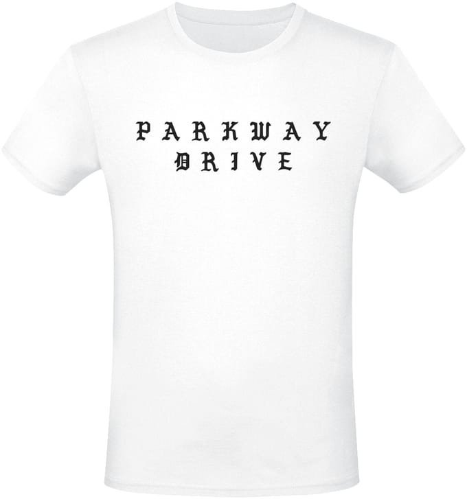 Parkway Drive T-shirt - Glitch - S tot XXL - voor Mannen - wit