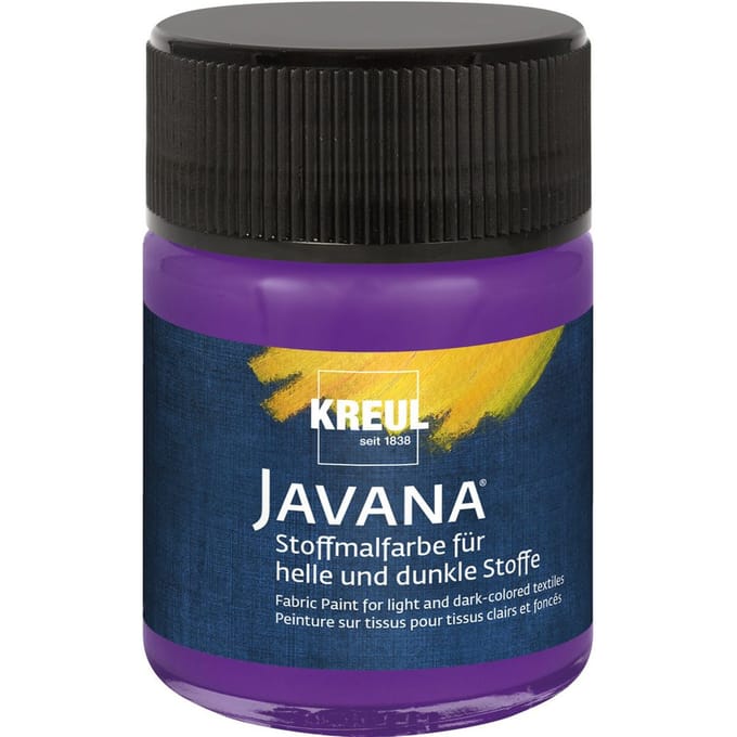 KREUL Javana Stoffenverf, 50 ml - Violet