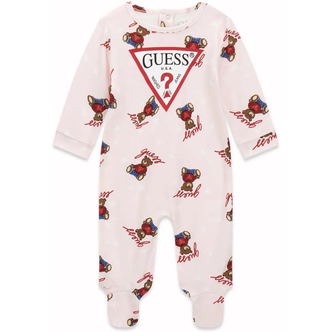 Baby meisje romper Guess Interlock Overall