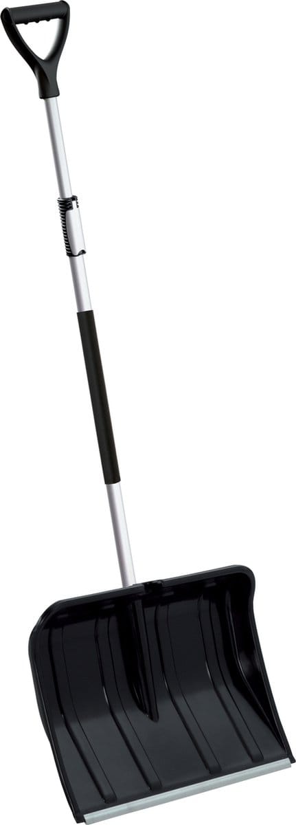 Prosperplast Sneeuwschep - uitschuifbare steel - zwart - kunststof - 120 tot 160 cm