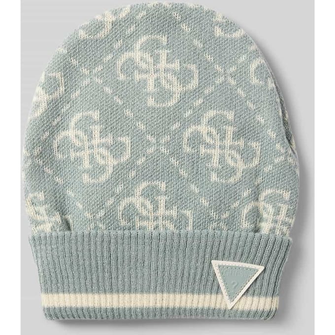 Beanie met labelpatch, model 'MARZIA'