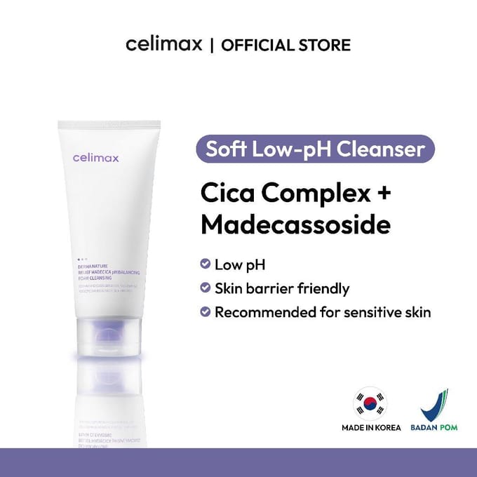 CELIMAX Derma Nature Relief Madecica Low pH Reinigingsgel 150ml 1ea white