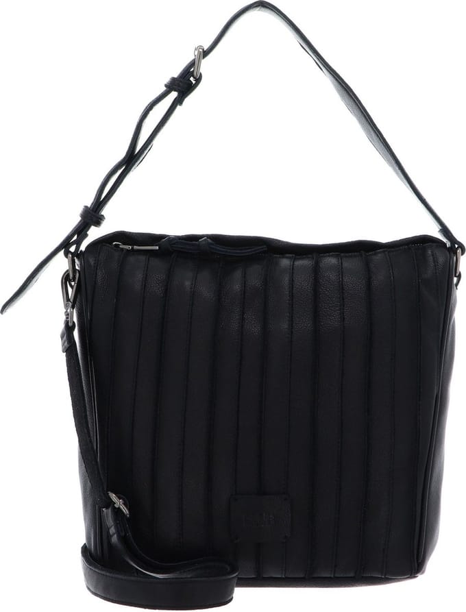 FREDsBRUDER Leren Schoudertas Izzle Hobo Black Zwart