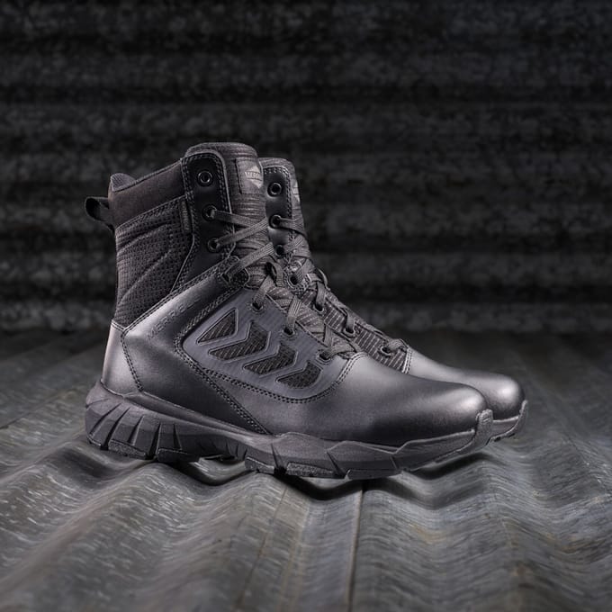 Merrell wandelschoen Fullbench Tactical "8 Side zip WP - Zwart