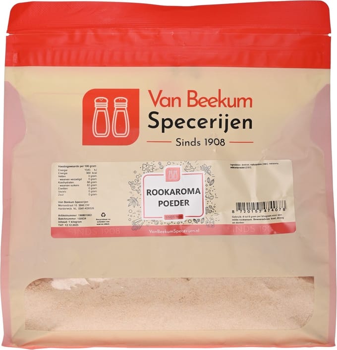 Van Beekum Specerijen - Rookpoeder - 1 KG (hersluitbare stazak)