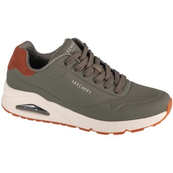 Skechers Uno - Suited On Air - Heren Sneakers - Olijfgroen