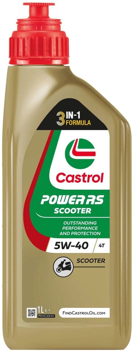 Castrol Power RS Scooter 4-takt olie 5w40 1 liter