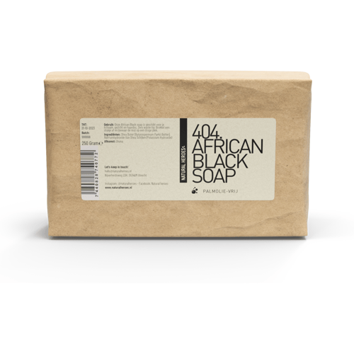 Natural Heroes - African Black Soap (Palmolie-Vrij) 250 gram