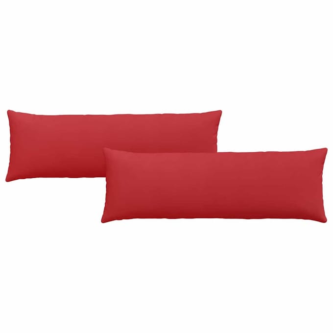 vidaXL - Zitkussens - 2 - st - Stof - Rood - 120 - x - 40 - cm
