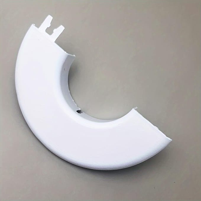 Multifunctionele Airconditioner Gat Afdekking - Decoratief Plastic Plastic dat Geen Stroomvoorziening Vereist wit