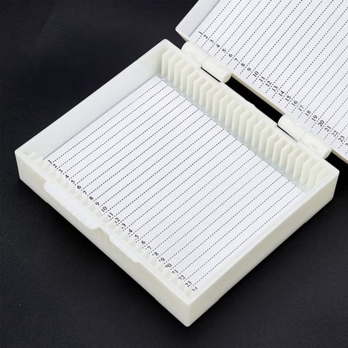 VT Goods - Microscoop-objectglaasjes - 2 stuks - opbergdoos