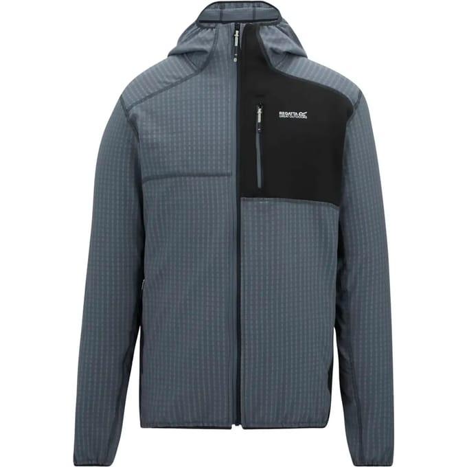 Heren Alven fleece met capuchon en volledige ritssluiting
