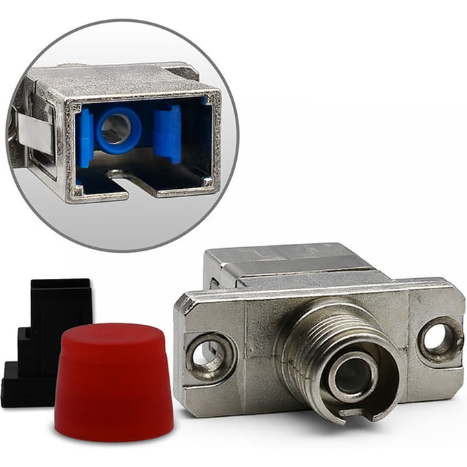 Qoltec SC/UPC-FC/UPC hybride adapter |   Simplex |   Singlemode