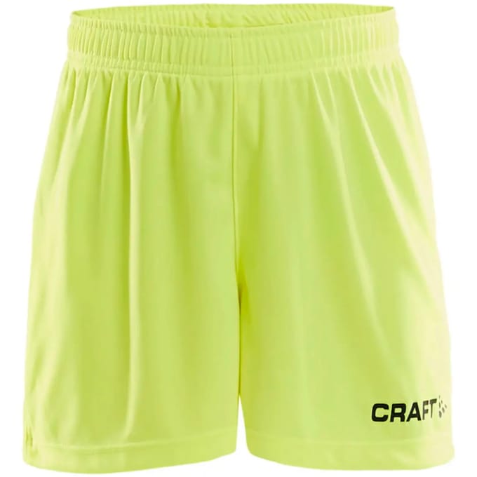Craft Squad Keepersshort Sportbroek - Maat 122  - Unisex - Geel
