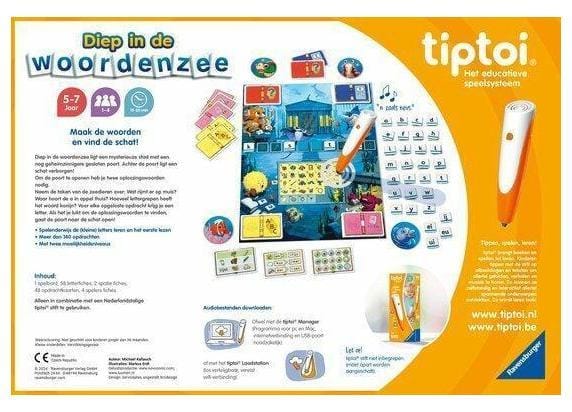Ravensburger Tiptoi Diep in de woordenzee Leerzame spellen