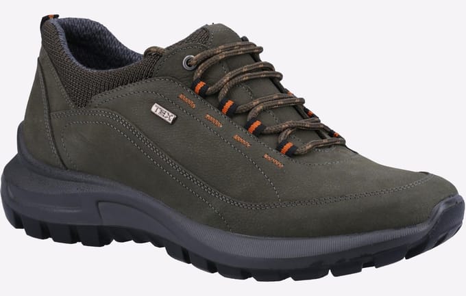 Cotswold Dumbleton Leren Heren Khaki Veterschoenen