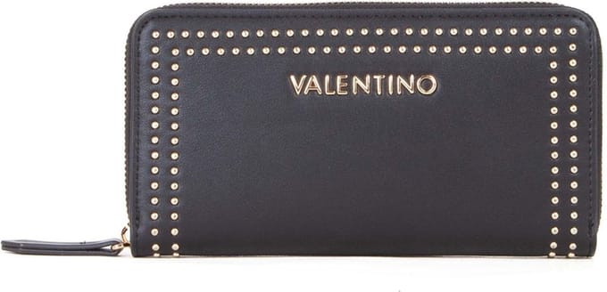 VALENTINO portemonnee Shine Re Zip Around Wallet Nero zwart