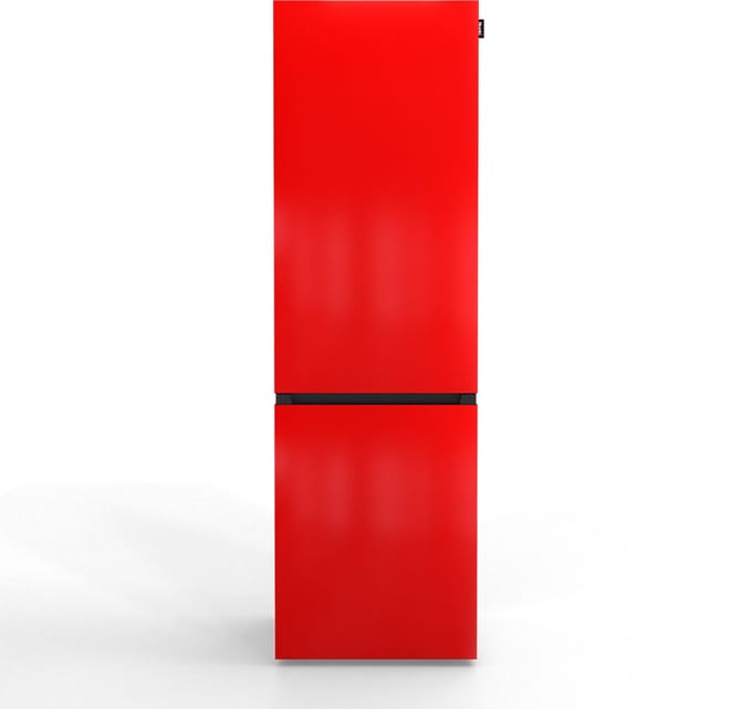 NUNKI LARGECOMBINF-FRED / Koel-vriescombinatie, D Klasse, 253l, Hod Rod Red, Gloss (FRONT only)
