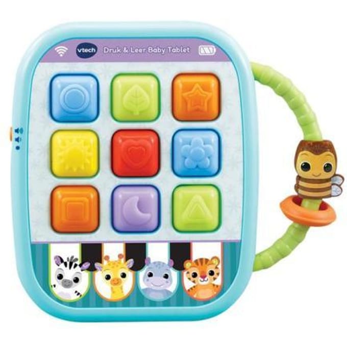 VTech Baby Dierenvriendjes Druk & Leer Tablet - Educatief Speelgoed - Leercomputer