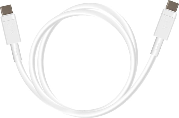 3mk, USB-kabel 60w Quick Charge - 1m, Wit