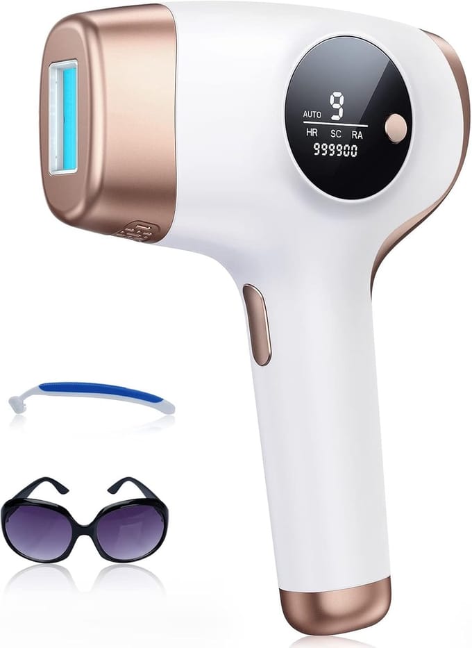 Laser Ontharingsapparaat - IPL Ontharing - Mannen & Vrouwen - Wit met RozeGoud