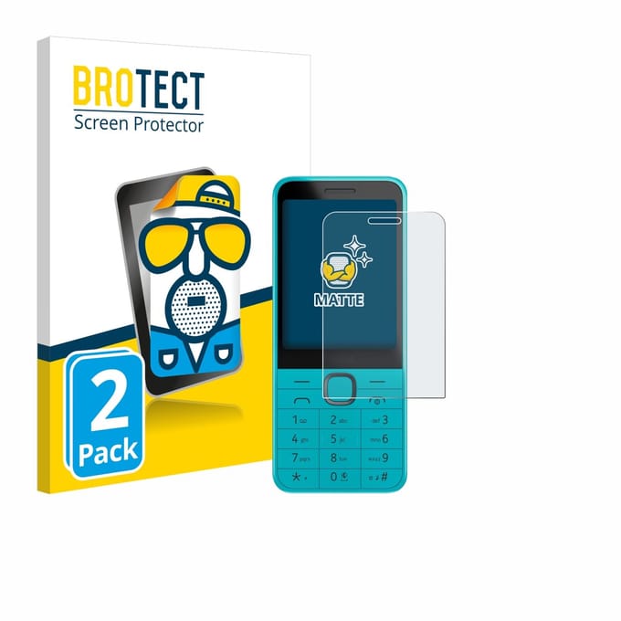 BROTECT - Screenprotector voor Nokia 235 4G (2024) - Folie Beschermfolie matte 2 Stuks