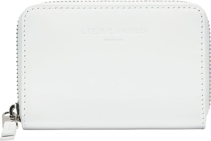 LIEBESKIND BERLIN Leren Portemonnee Paper Bag Carter Eliza Wallet Cream White Wit