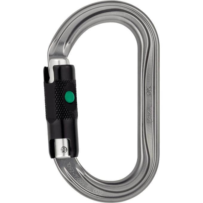 Petzl OK Ball Lock extra beveiligde symmetrische karabiner