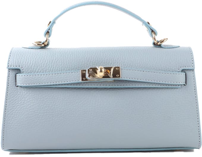 Giuliano lederen hadtas Ivara - Made in italy - Dames - Blauw