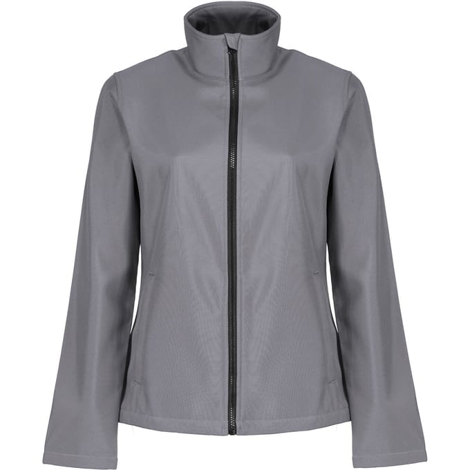 Regatta - Dames Ablaze Printable Softshell Jas (Steengries/Zwart)