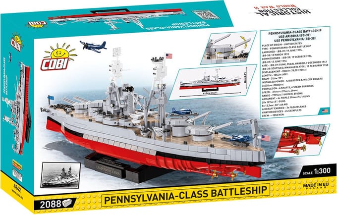 COBI 4842 Battleship Pennsylvania Class Exe ED