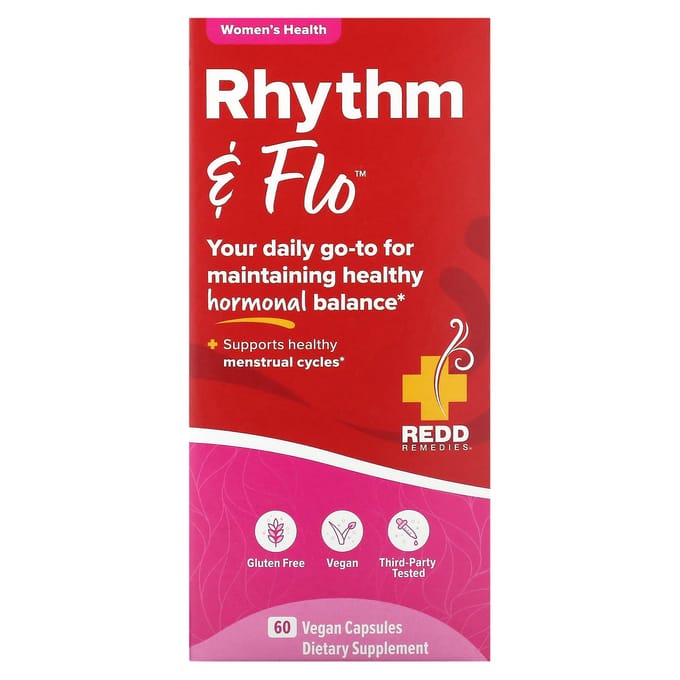 Redd Remedies, Rhythm & Flo, 60 Plantaardige Capsules