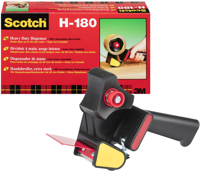 Scotch Tapedispenser H150 Grijs, Bruin Rolbreedte (max.): 50 mm Rollengte (max.) 66 m Geruisarm
