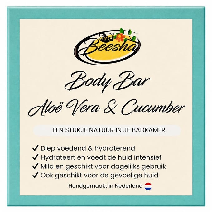 Beesha - Body Bar Aloë Vera & Cucumber