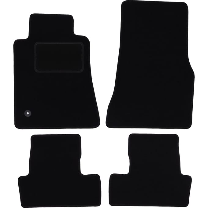 Zwarte veloursmatten voor: Ford Mustang MK5 coupé (2004-2014)