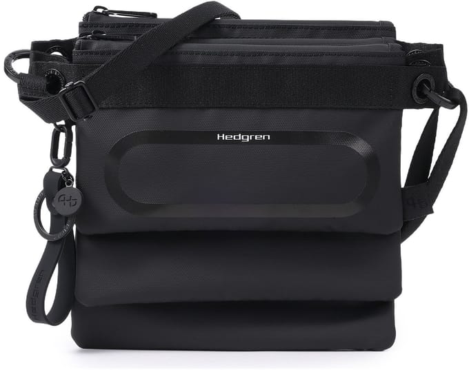 Hedgren Uni schoudertas set 3 stuks. - Jongens - coated black