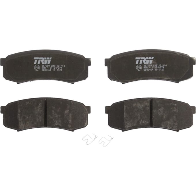 Remblokset TRW GDB3464, achter