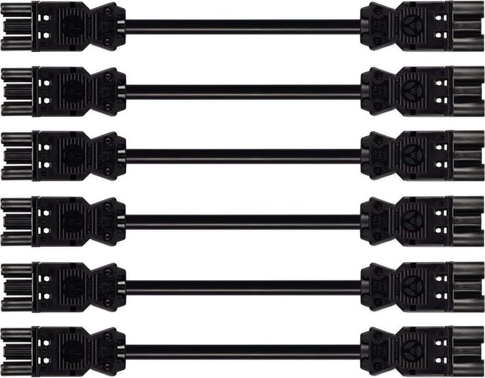 Wieland GST18I3 Koppelsnoer 2.5mm² - 1 meter – 6 stuks