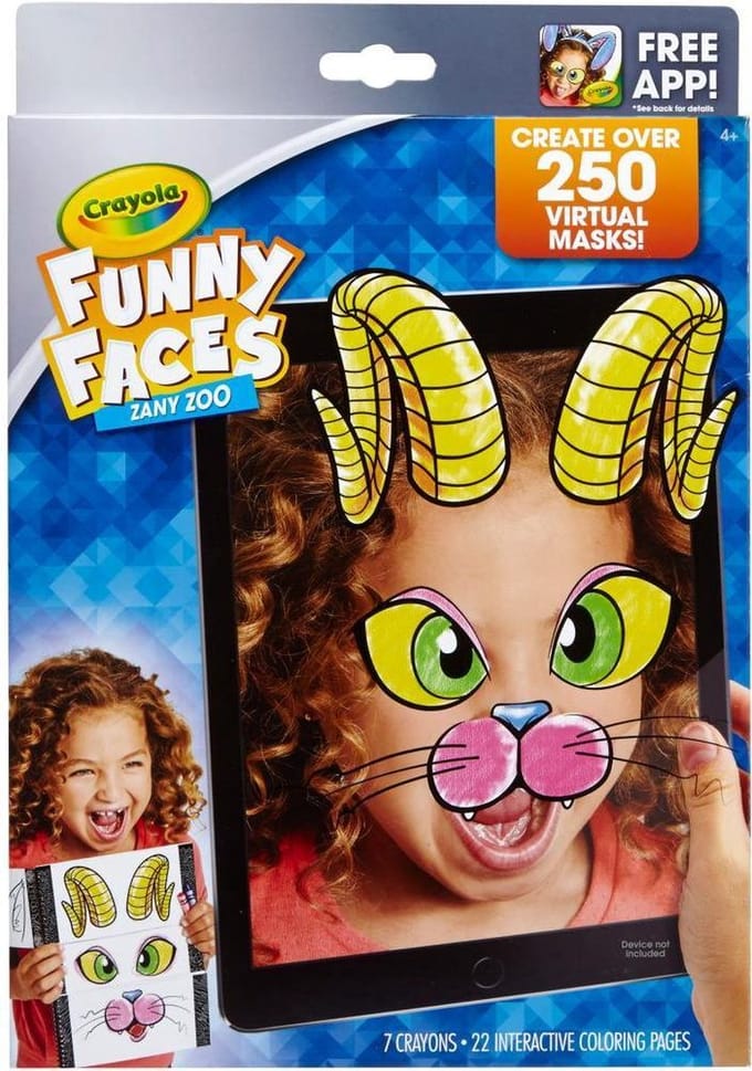 Crayola - Color Alive Funny Faces - 250 virtuele gezichten maken.