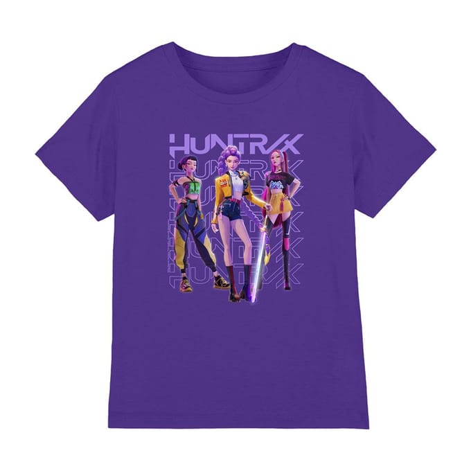 K-Pop Demon Hunters Kinderen T-Shirt (Paars)