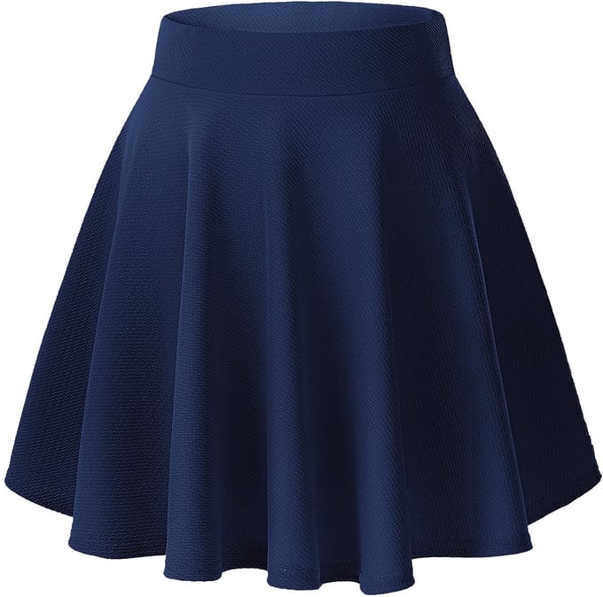 Dailygoods- Rok Dames - Elastische Taille - Flared Mini Rok - A-Lijn - Casual - Elegante Skater Rok - Minirok