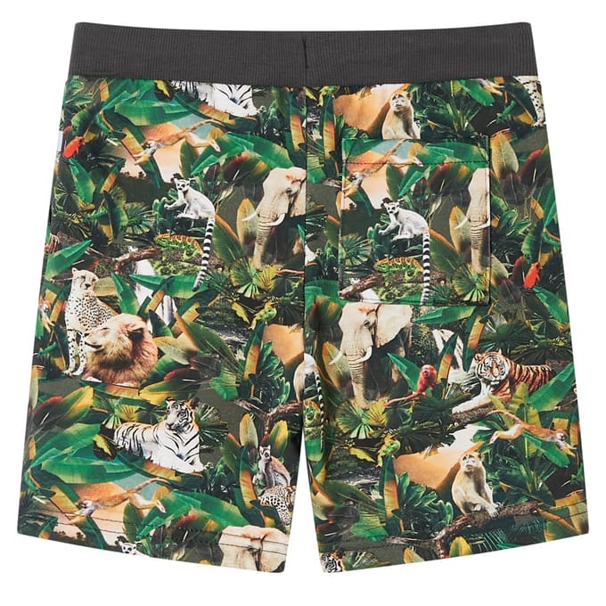 vidaXL - Kindershorts - met - trekkoord - 104 - oudpetrol
