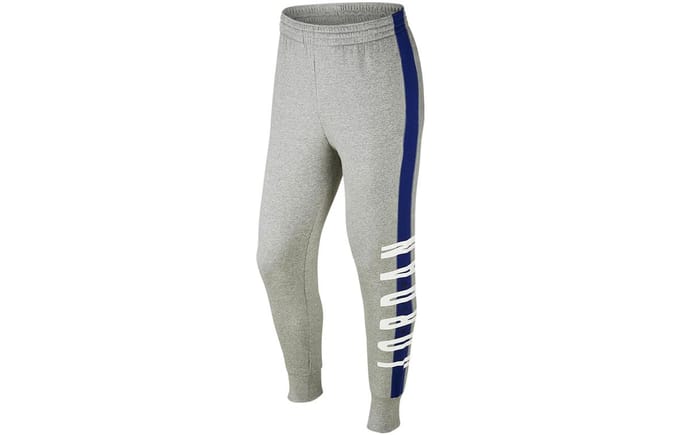 Jordan Patchwork Logo Joggingbroek Met Elastiek En Warme Manchetten Heren Broeken Grijs 845388-063 S gray