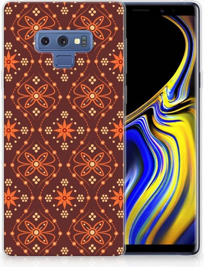 Samsung Galaxy Note 9 TPU bumper Batik Brown