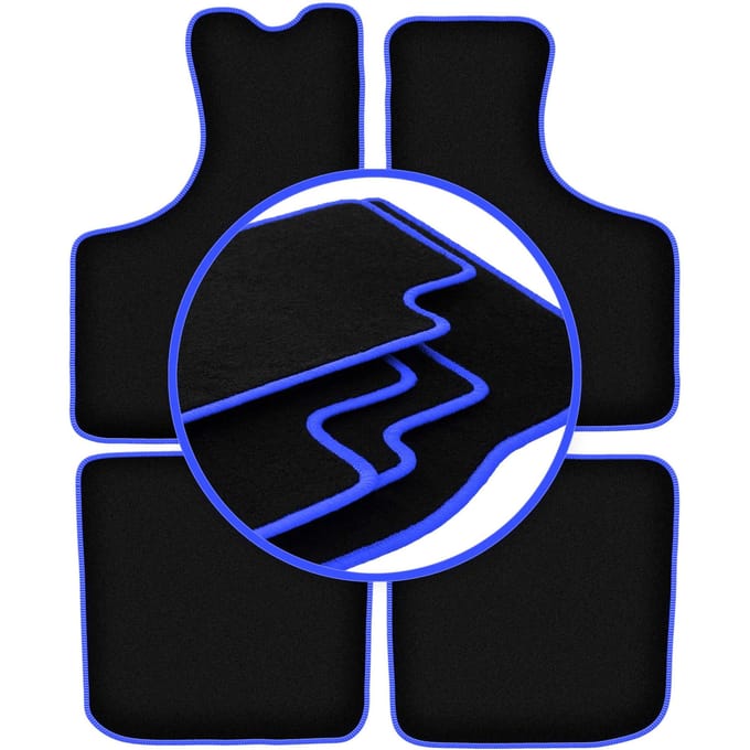 CARLUX-BLUE automatten voor: Skoda 1000MB sedan (1966-1969)