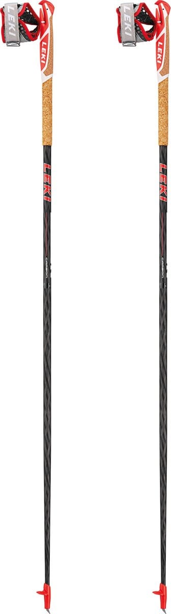 Leki Vertical K - Weiss-neonrot - Maat Unisex_110CM