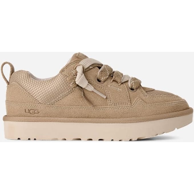 UGG® Lo Lowmel sneaker in Brown, Maat 43, Suede/Textiel