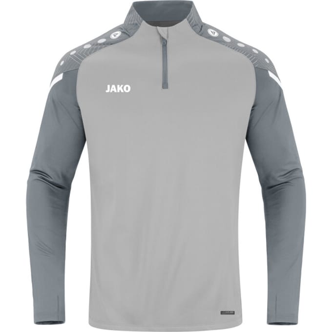 Jako - Ziptop Performance - Grijs Voetbalshirt Kids-152