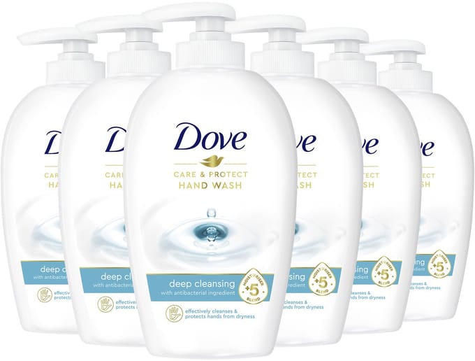 Dove - Verzorgende Handzeep - Care & Protect - 6 x 250 ml